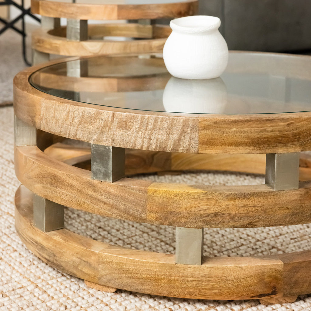 Ring Wood Coffee Table | Natural – klaylife
